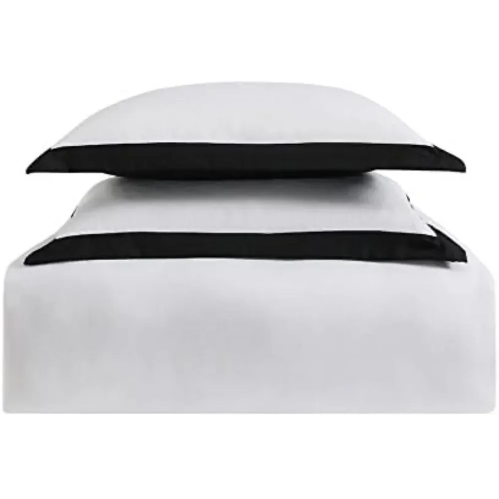 NWT Queen Hotel Border duvet cover set‎